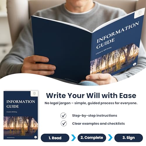 Estate Planning Kit with Digital Access – Last Will, Living Will & Durable Power of Attorney