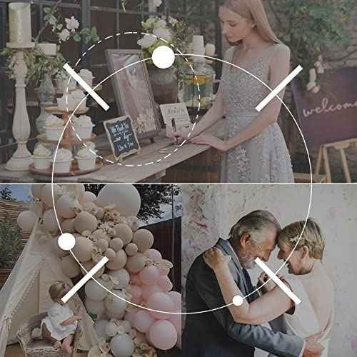 Y&K Homish Wedding Guest Book Alternative Drop top Frame Guest Book Guest Book Wedding Reception (Brown)