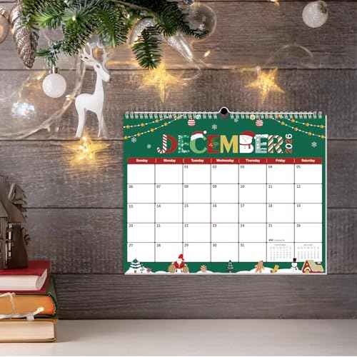 GuassLee Wall Calendar 2026-2027, 18 Months Running from Jan. 2026 to Jun. 2027, 14" X 11" Paper Hanging Planner Wall with Thick Paper for Office Home Planning & Organizing