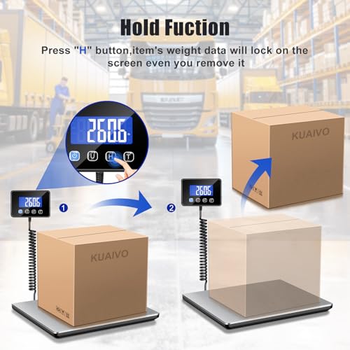 Big Digital Postal Scale 660lbs Heavy Duty Shipping & Package Weighing Scale