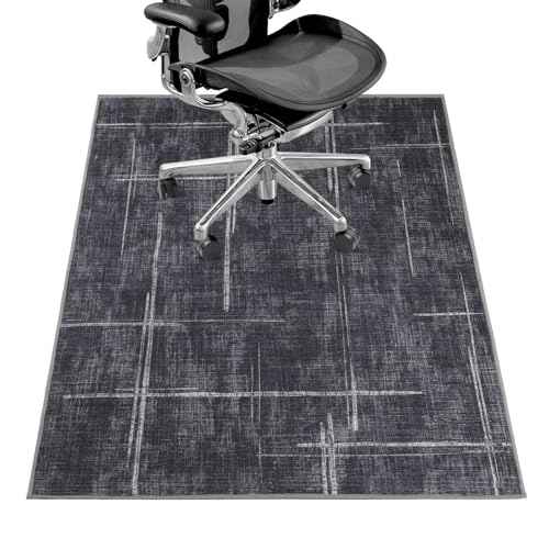 Office Chair Mat for Hardwood Floor&Tile Floor,36"X 48" Heavy Duty Desk Chair Mat for Hard Floors,Under Desk Rug for Rolling Computer Chair,Anti Slip,Low Pile Carpet Floor