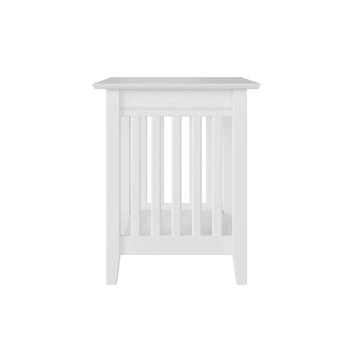AFI, Mission Printer Stand with Charging Station, White