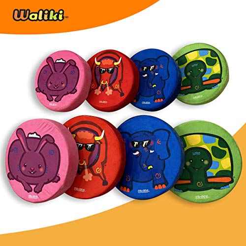 WALIKI Round Children Floor Cushions, Alternative Classroom Seating | Sponge Disc Seats | 15¡±/40CM | Pack of 4
