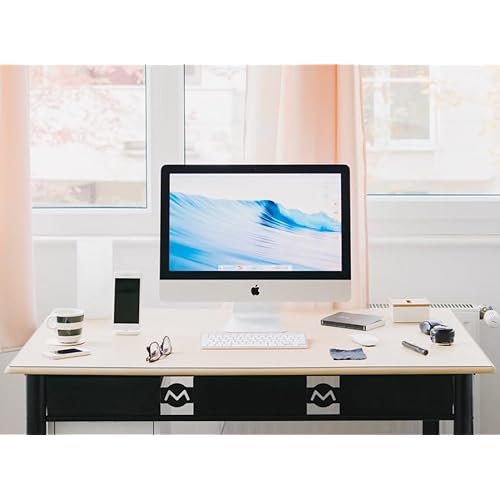 Clear Table Protector, USA Made, Safe, 22 x 54 Inch, 2mm Thick Ultra Smooth Vinyl, Clear Plastic Table Cover for Coffee Table, Table Cover Custom for Office Table