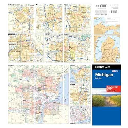 Rand McNally Easy to Fold: Michigan Laminated Map