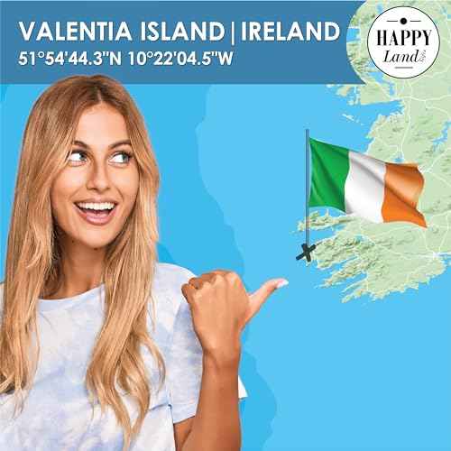 happylandgifts¢ç Piece of Ireland | Gift Box with Certificate | 12 Countries Available | Irish Gift Ideas | Gifts from Ireland | Dublin Presents