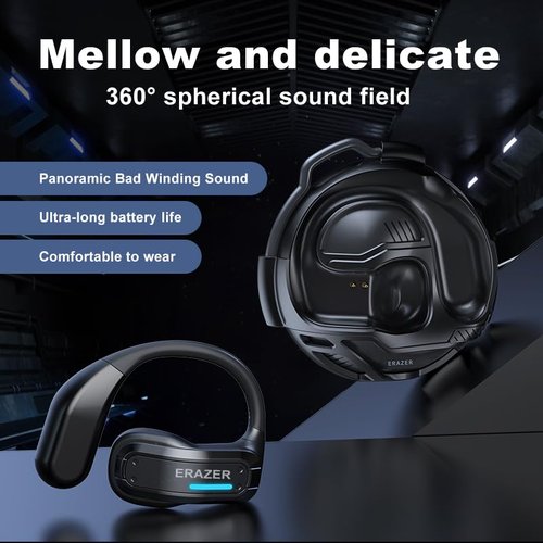 ERAZER X8 AI Translation Earbuds Real Time, 135 Language Translator Earbuds 3 in 1 Translation Headphones, Translation Device for Travel Business Learning Compatible with iOS and Android