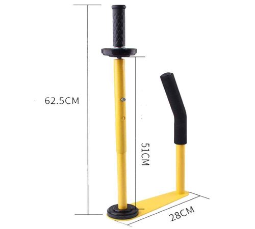 VOTOER Pallet Stretch Film Packing Machine Shrink Wrap Dispenser Holder for 18 inch and 20 inch, Yellow