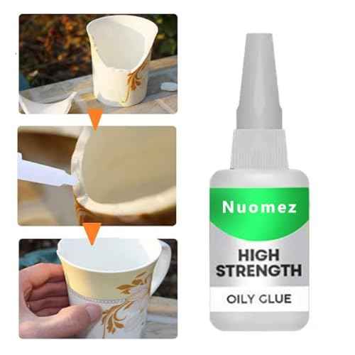 High Strength Oily Glue,Universal Super Glue,Welding High-Strength Oily Glue, Used for Quick Repair of Metal, Plastic, Wood, Glass, Jade and So On (2pcs)