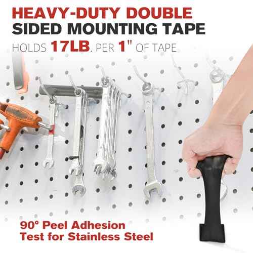 Double Sided Tape Heavy Duty 3M VHB, 0.39" x 10 ft, Strong Adhesive Waterproof Mounting Tape for Automotive, LED Strip Lights, DIY Home Decor