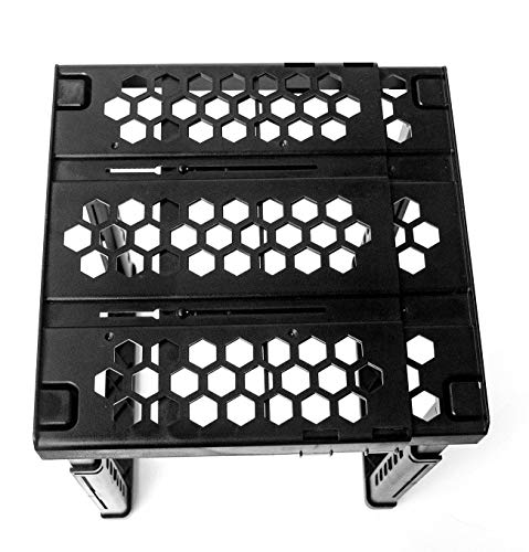 ABLinox Black Adjustable Locker Organizer Shelf for School, Office & Gym Lockers