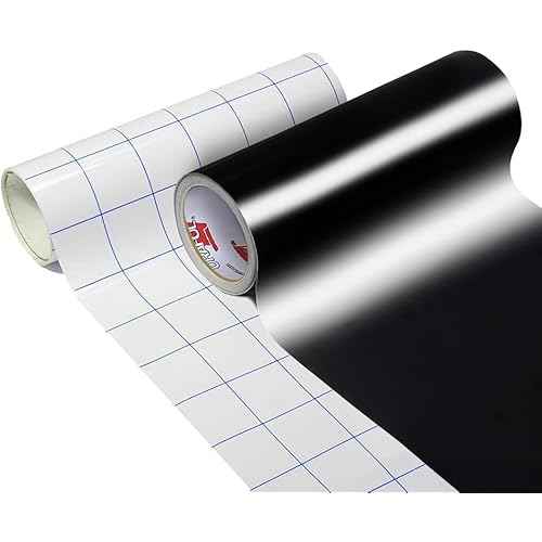 Roll of ORACAL 651 Vinyl for Craft and Sign Cutters (Matte Black, 24" x 30ft + Transfer Paper)