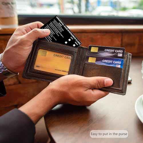 24 PCS/ 8 Set of Metal NHTSA SFST/HGN Checklist Cards, Standardized Field Sobriety Test Instruction Card - Walk and Turn, HGN, One Leg Stand, Law Enforcement, Trooper, DWI, Police Card (8 Set Black)