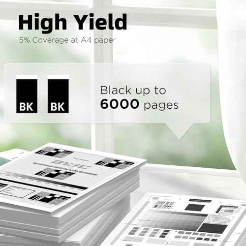 LC406XL LC406 Ink Cartridges Compatible for Brother LC 406XL LC 406 XL for MFC-J4335DW MFC-J5855DW MFC-J6555DW MFC-J4535DW MFC-J6955DW MFC-J4345DW MFC-J5955DW Printer (Black, 2 Pack)