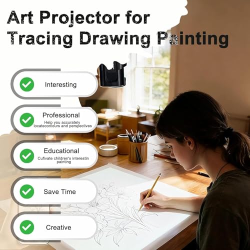 Drawing Projector for Tracing, Art & Craft Projection, Fits A4/A3