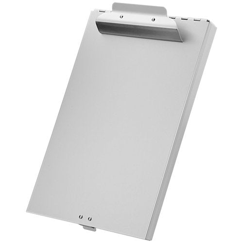 ZCZN Aluminum Clipboard with Storage, 2 Pack Recycled Metal Clipboard Box, Form Holder, Suitable for School, Office, Jobsite or Medical Staff, 9.25 x 13.78 Inches, Silver