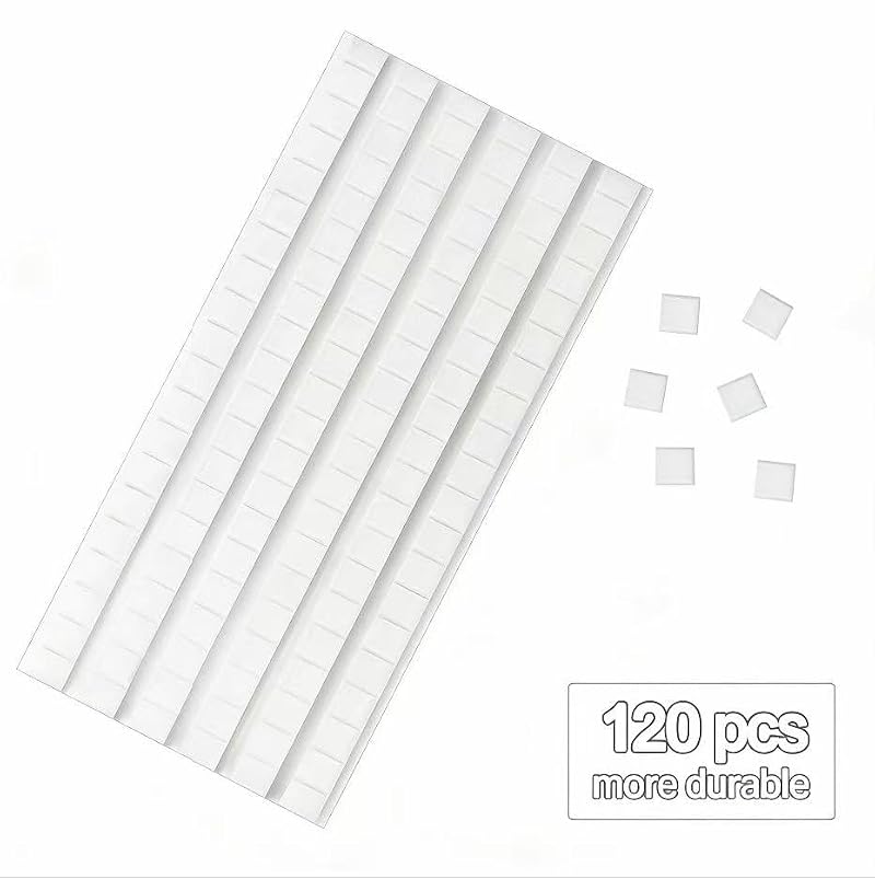 Feosky Reusable Adhesive Poster Putty 120PCS - White, Removable Mounting Tape for Wall Art & Crafts, 1 Pack