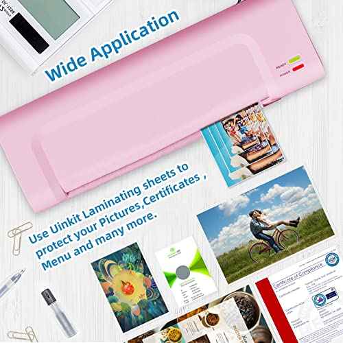 Uinkit 100Pack Thermal Laminating Sheets Hold 11x 17 Sheets 5mil Heavy Duty Laminating Pouches Menu Tabloid Size11.5X17.5 inches Lamination Sheets Paper for Laminator Clear Glossy Rounded Corner
