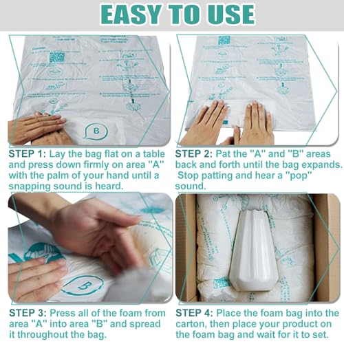 10 PCS 14"x16" Expanding Packing Foam for Shipping PC/Electronic