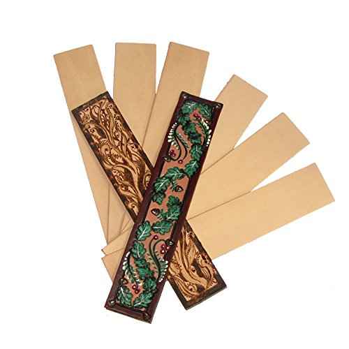 Zelikovitz Leather Bookmark Blanks - Leathercraft Kit (25)