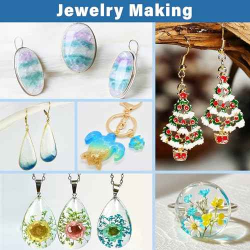 UV Resin 300g, Fast Curing Clear Epoxy Resin Hard Type for Jewelry Making, Craft, DIY