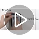 Fayleeko Grey 4-Digit Key Lock Box Wall-Mounted, 5-Keys Capacity, Indoor/Outdoor