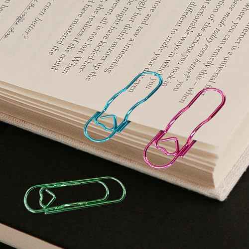 20 PCS Metal Pen Holder Clips for Notebook - Colorful Planner Pen Holder & Paper Clip Set - Multi-Purpose Pencil Clips for Journal Planner Office School Supplies (5 Colors)