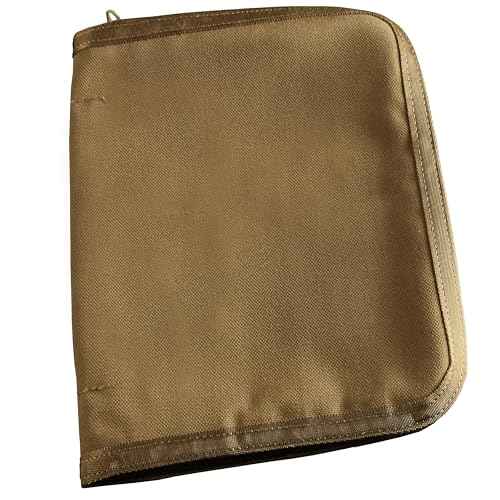 Rite in the Rain Weatherproof CORDURA Fabric, 1/2" Ring Binder Cover, 6.75" x 8.875", Tan Cover (No. C9200)