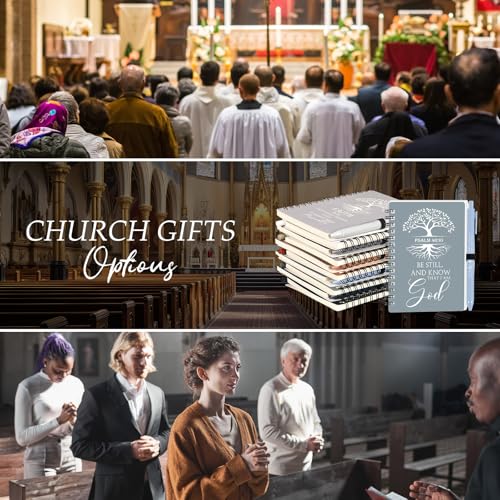 Kosiz 80 Pcs Christmas Christian Gifts Bulk Prayer Journal Religious Bible Verse Spiral Notebook with Pen Tree of Life Notepad Church Gifts for Women Sunday School Teacher (Boho Color)