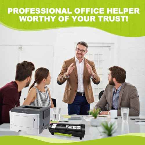 51B1H00 Toner Replacement Lexmark mx417de Toner Cartridge for Lexmark MX417de, MX517de, MX617de, MS417dn, MS517dn, MS617dn, Remanufactured 51B1H00 Toner [8,500 Pages]