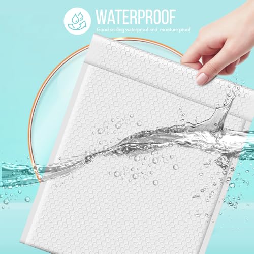 Fuxury Bubble Mailers 12x15" White Padded Envelopes 25 Pack large bubble mailer Strong Adhesion Padded Mailer,Self-Seal Bubble Envelope for Mailing Small Business,Magazine, Clothing.