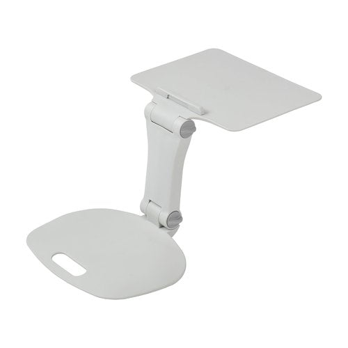 ECR4Kids The Surf Folding Portable Lap Desk, Flexible Seating, Light Grey