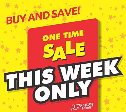 NextDayLabels - Weekly Employee Attendance Time Cards | Made in the USA (Pack of 100)