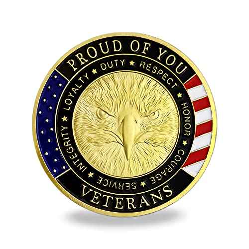 AtSKnSK 24 PCS Thank You for Your Service Military Appreciation Challenge Coin