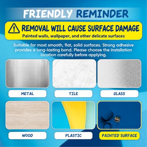 39" x 17.7" Self-Adhesive Whiteboard Sticker with Magnetic Wall Decal for Home & Office
