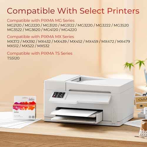 ejet PG-240XL/CL-241XL Ink Cartridge Replacement for Canon 240XL 241XL Combo Pack for Canon 240 241 High Capacity for Printer Pixma MG3620 TS5120 MG2120 MG3520 MX452 MX512 MX532 MX472 (2 Pack)