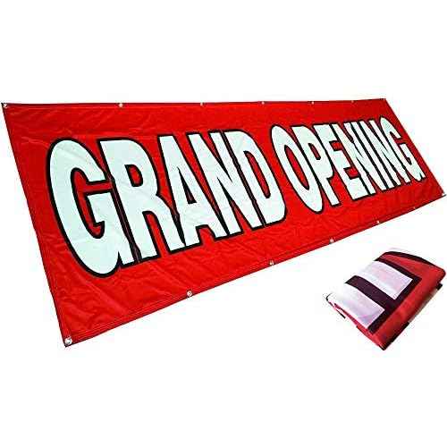 4Less 3x10 Ft Grand Opening Banner Vinyl Alternative Store Sign - Fabric rb