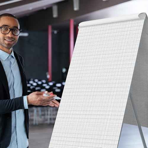 gisgfim 50 Sheets Large Graph Paper 24 x 36 In Graph Paper Pad 1/4 In Ruled Large Grid Paper Sheet Blueprint Paper Engineering Paper Poster for Architect Designer Mathematician Draftsman(White£©