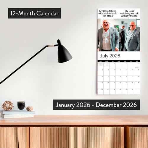 2026 Memes Wall Calendar | 12 Months of Hillarious Memes/Jokes to Keep You Laughing All Year, Funny White Elephant Gift For Him or Her, Give Them Something That Will Make Them Smile