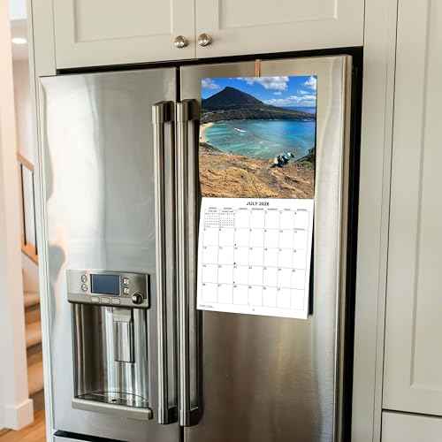 2026 Dumping Dogs in Scenic Spots Monthly Wall Calendar - Pooping Dogs Calendar | 12" x 24" | 2026 Prank Gift White Elephant or Gag Gift Calendar 2026