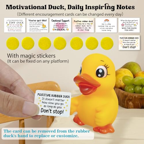 You Found a Duck Positive Emotional Support Rubber Duck Yellow Uplifting Gift