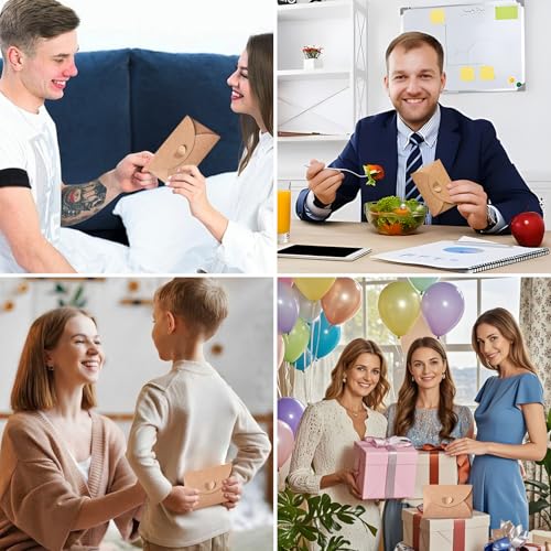 40 Pcs Mini Envelopes with Blank Cards Set - Gift Card Holders for Occasions