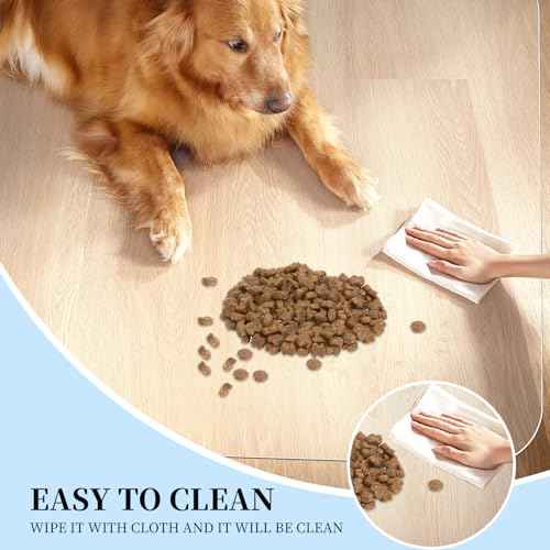 Tonaus Chair Mat for Hard Floor Office Chair Mat Desks Mats Large 48"¡¿36" (3'x4'),Transparent Clear PVC Floor Protector for Wooden Floors Home Office Study