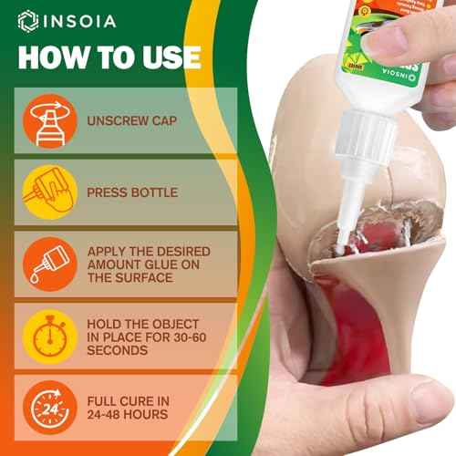 Clear Super Glue for Shoe Repair, 20g, Waterproof, Strong, Quick Fix, Bonding Shoe Sole, Boots, Sandals, Sneakers, Leather & Footwear Items