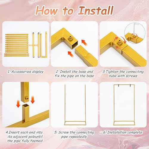 Elegant Wedding Sign Stand & Holder£¬Golden Heavy Duty Metal Wedding Welcome Sign Stand for Reception£¬Welcome to Our Wedding Hanging Sign Stand - Perfect for Seating Chart, Posters, and Decor