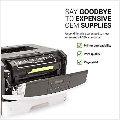Print.Save.Repeat. Lexmark 701HK Black High Yield Remanufactured Toner Cartridge for CS310, CS410, CS510 Laser Printer [4,000 Pages]