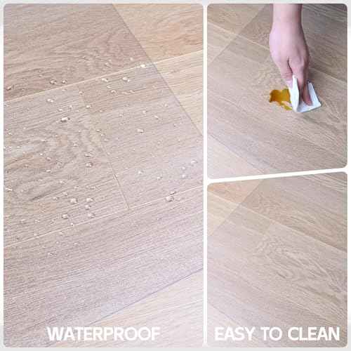 Office Chair Mat for Hardwood Floor, 48" x 30" Clear Computer/Desk Chair Mat for Hard Floor, Thicker, Easy Glide, Non-Slip, Protects Hard Surfaces from Scratches, Ideal for Home or Office