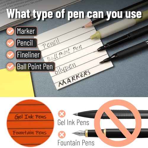 Mr. Pen- Transparent Sticky Notes, 3"x3", 10 Pads, 7X Lined, 3X Blank, 500 Sheets, Vibrant Colors, Lined Transparent Sticky Notes Lines, Back to School Supplies