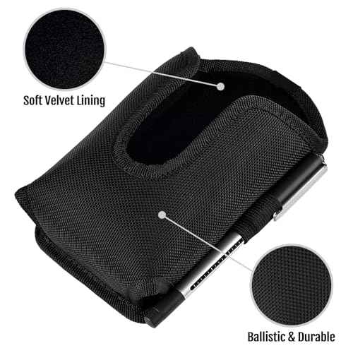 Scanner Holster Handle Series - Thick Quality, Large, Heavy Duty, Sturdy Metal Belt Clip, Durable, Pocket-Friendly, Compatible with Zebra Barcode, Black