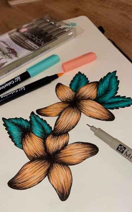SAKURA MARKER BRUSH ARTISTICO KOI COLORING BRUSH - CONJ 24 COLORS - PROFESSIONAL USE